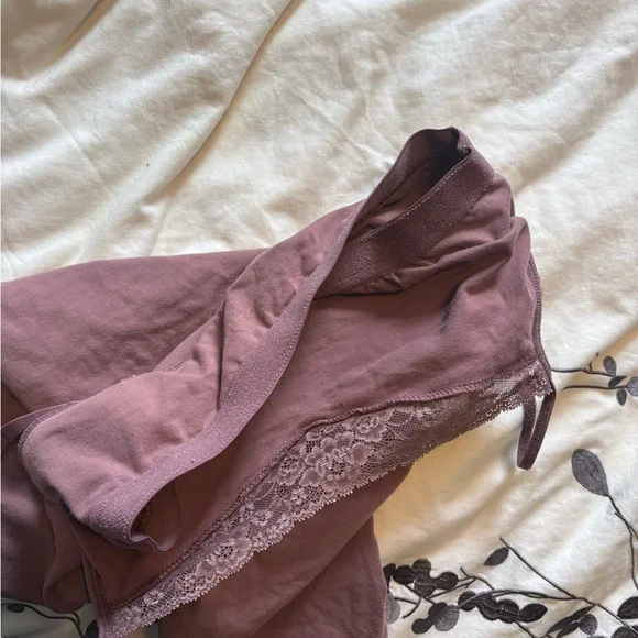 Express Light Purple Best Loved Bra Cami with Lace Trim - Picture 8 of 8